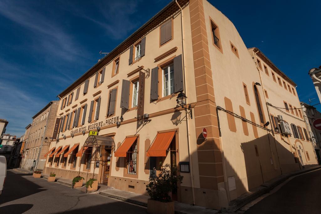 Logis Hotel Moderne Et Pigeon Limoux Exterior foto